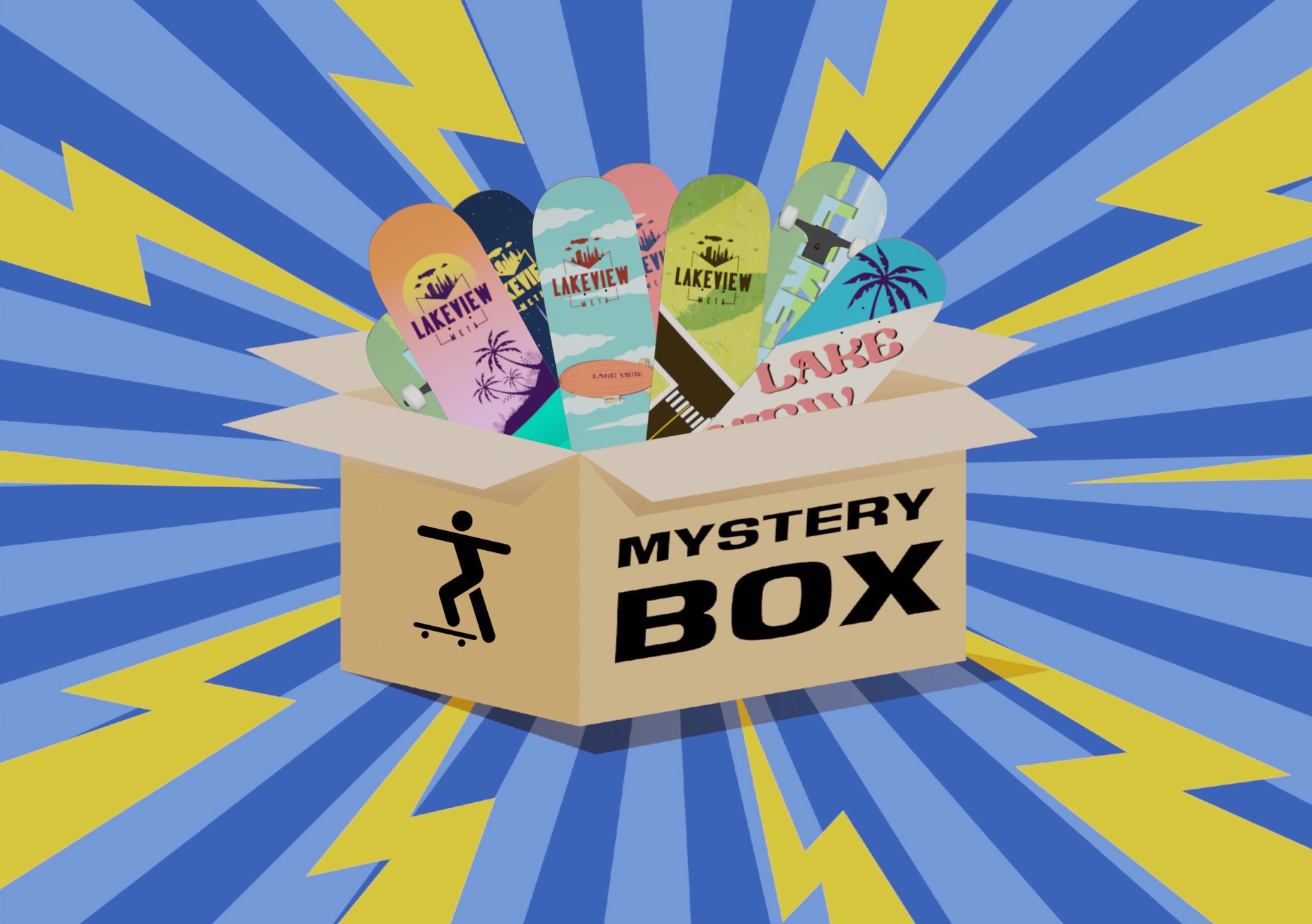 Skateboard Mystery Box Series 1